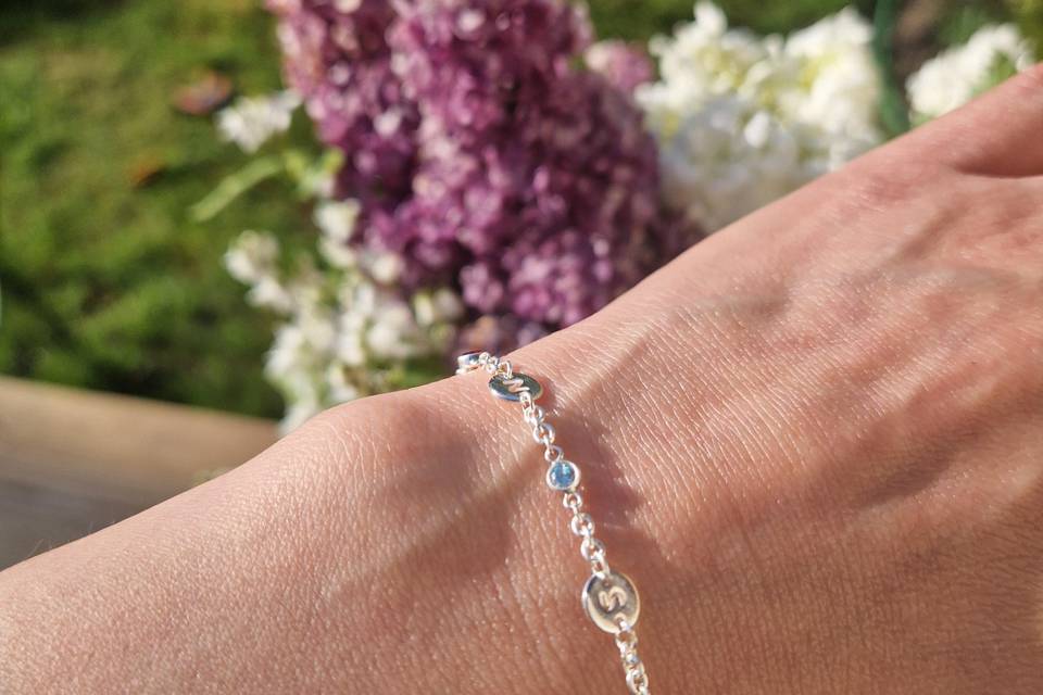 Initials and Birthstones