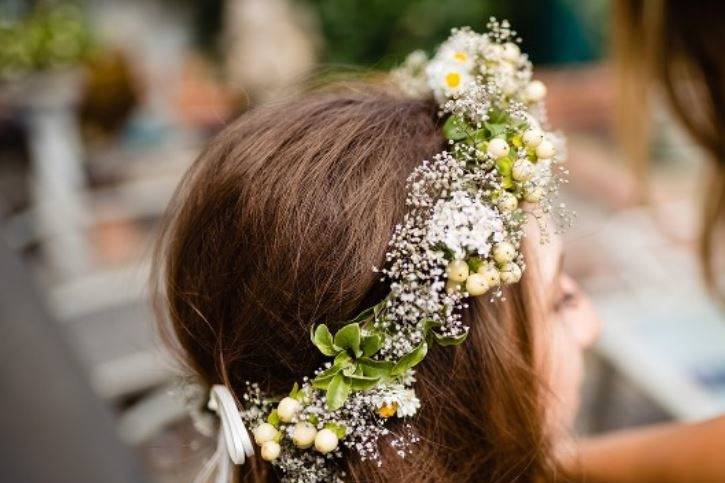 Boho floral crown