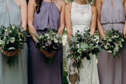 Informal and natural bouquets