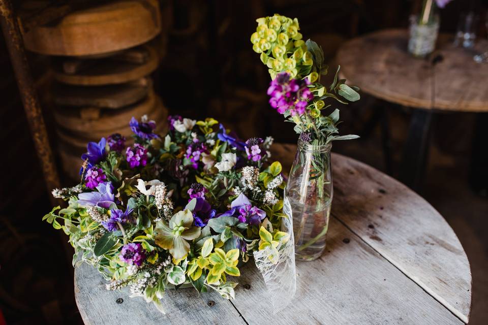 Rustic arrangements