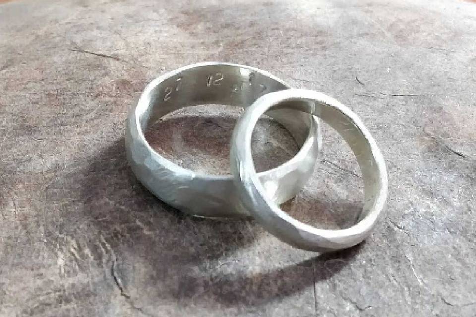 Unique White Gold Rings