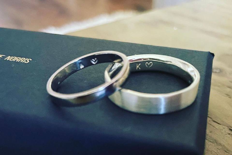 Personalised Wedding Rings