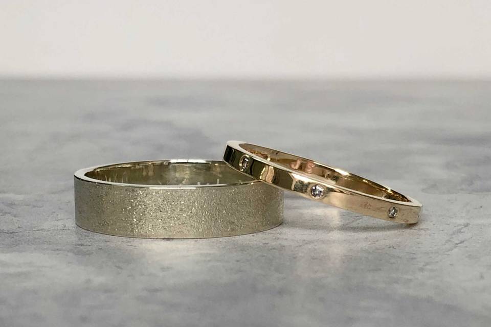 Recycled Gold Wedding Rings