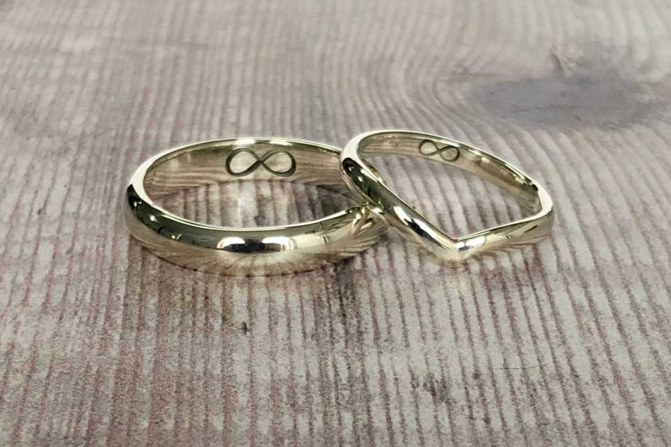 Infinity Wedding Rings