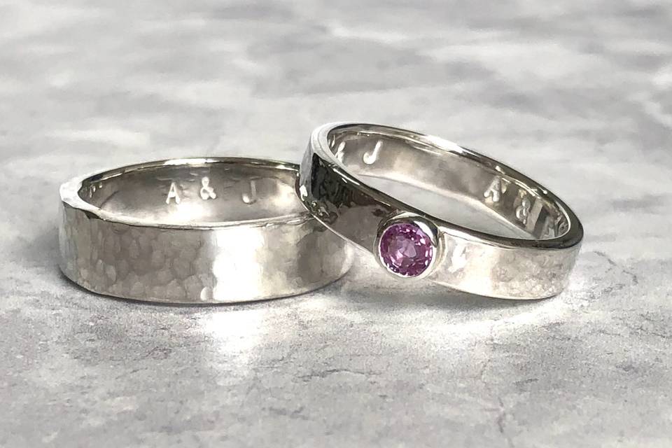 Amethyst Wedding Ring