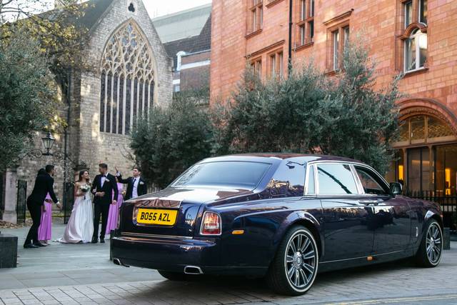 Rolls-Royce Wedding Arrival