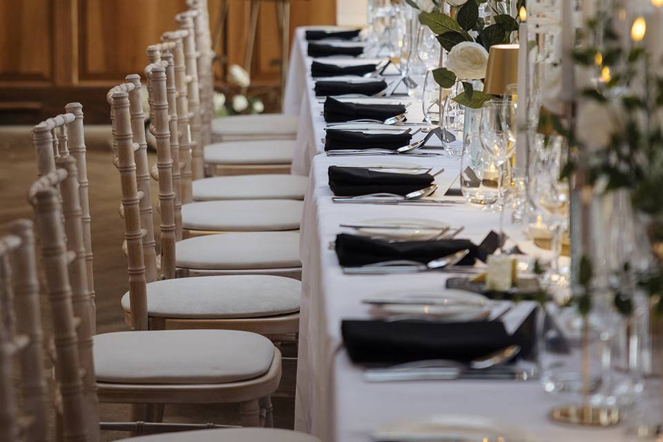 BANQUET TABKE STYLING