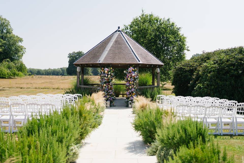 Outdoor wedding