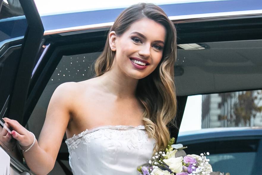 Bride Arriving in Luxury