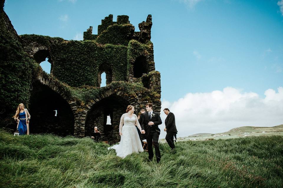Castle ruin wedding