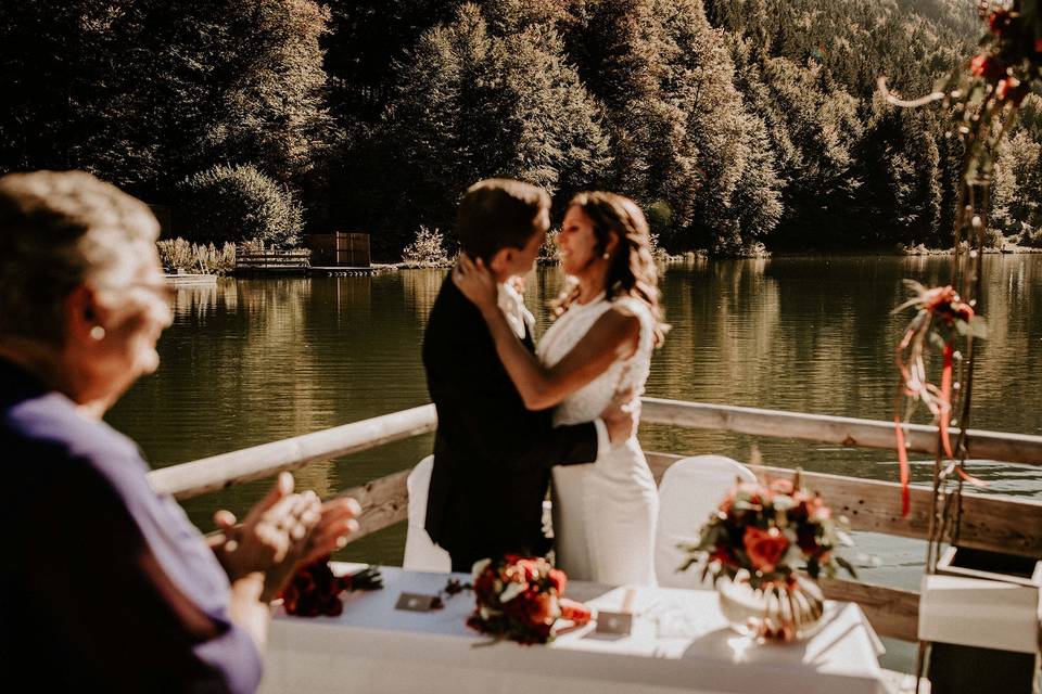 Lake wedding in Germany