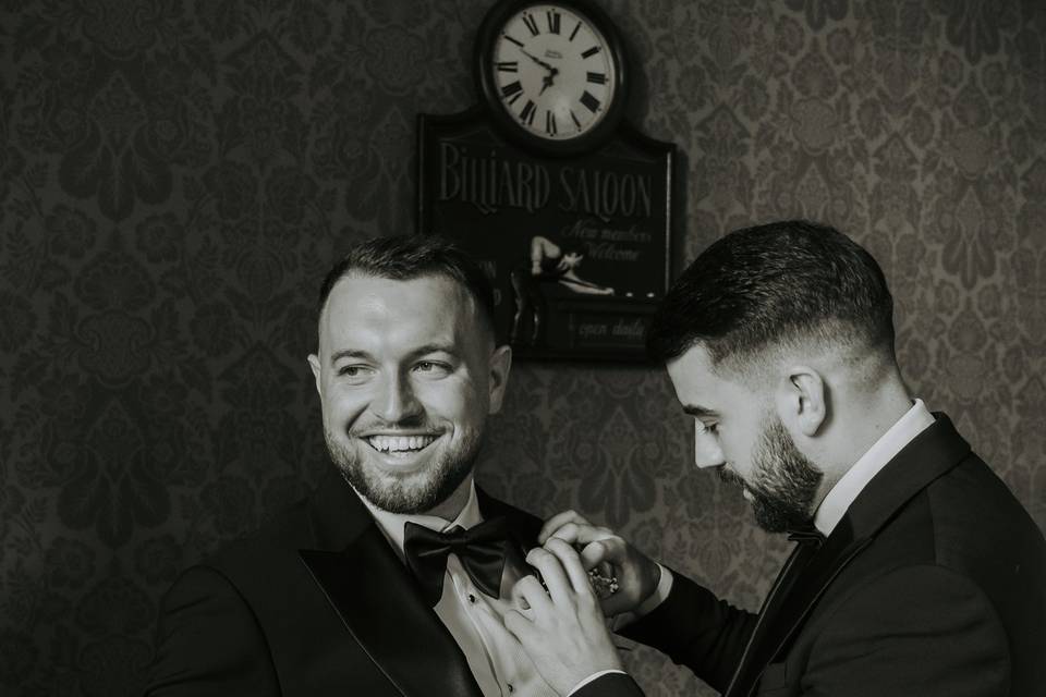 Danny and his bestman