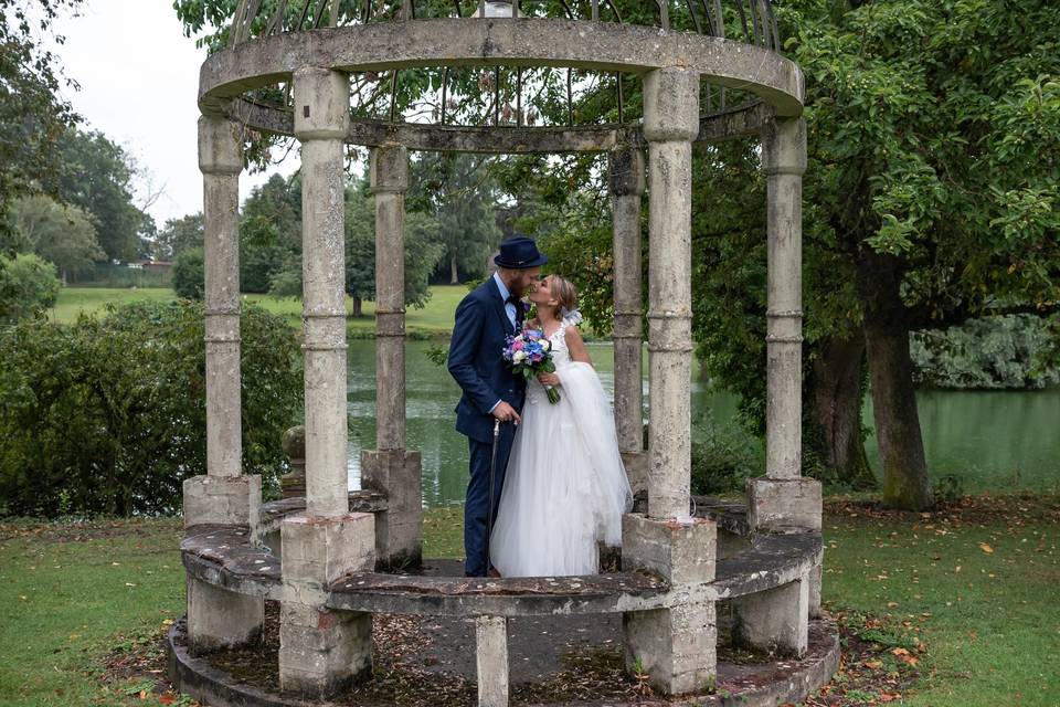 Smiling bride