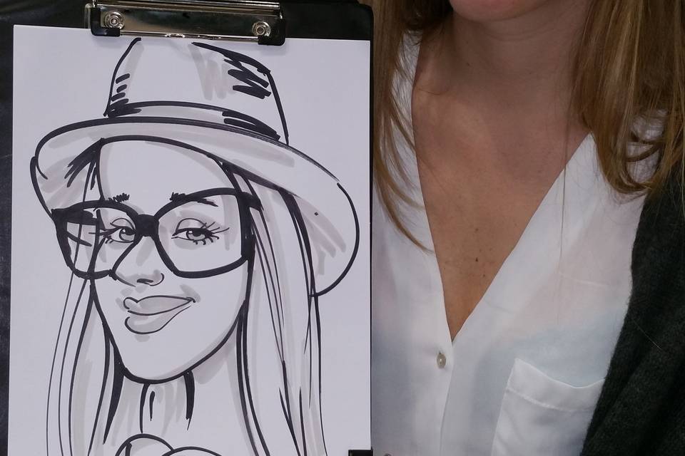 Live caricatures