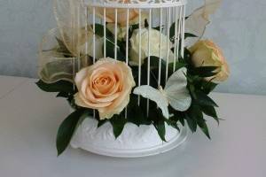 Birdcage Wedding Table Centres