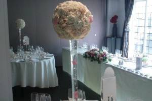 Tall Rose Table Centres