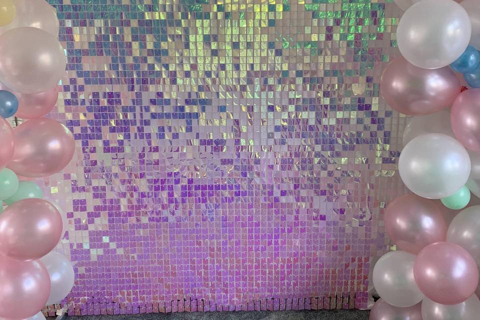Glitter walls