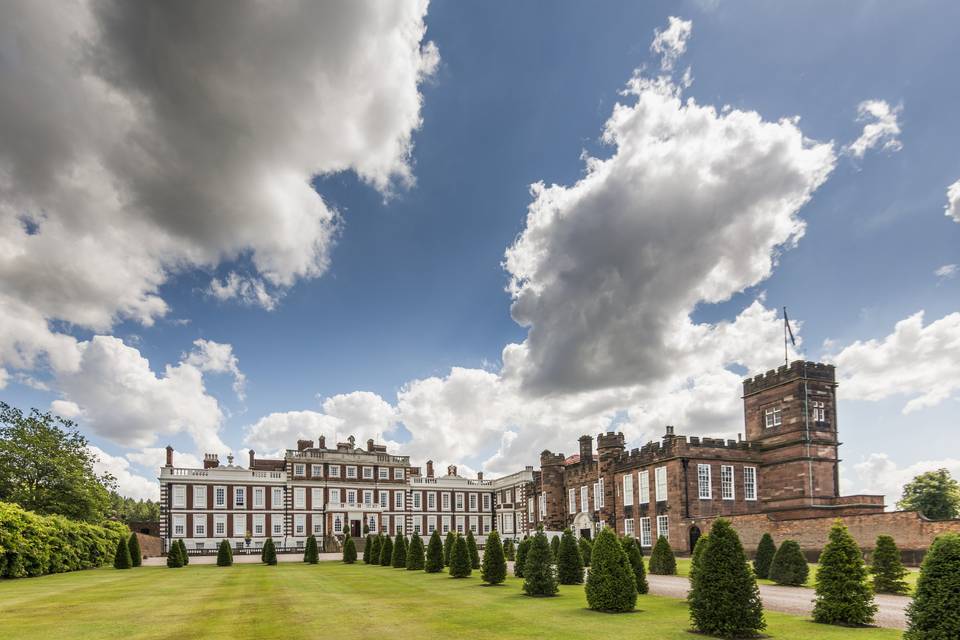 Knowsley Hall and grounds