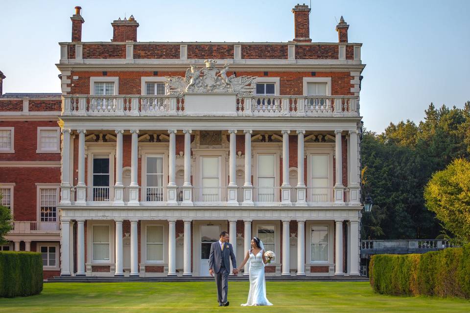 Knowsley Hall Bride & Groom