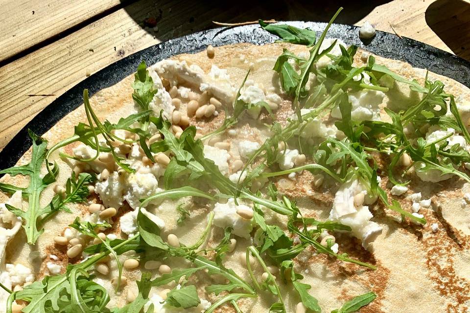 Goat's Cheese Crepe