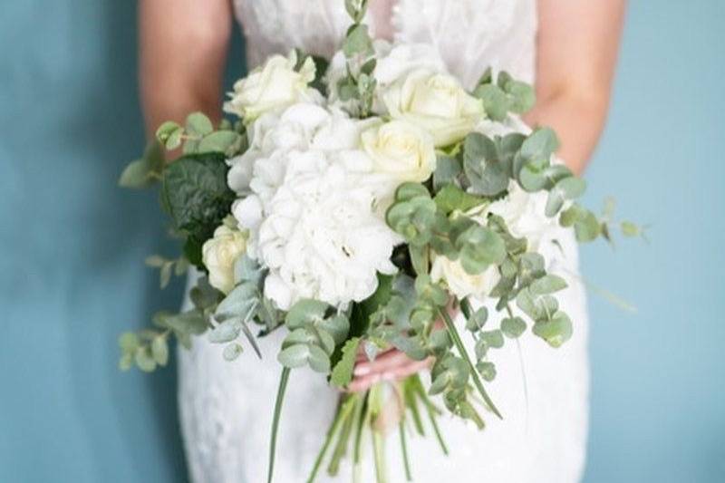 Classic white floral arrangement