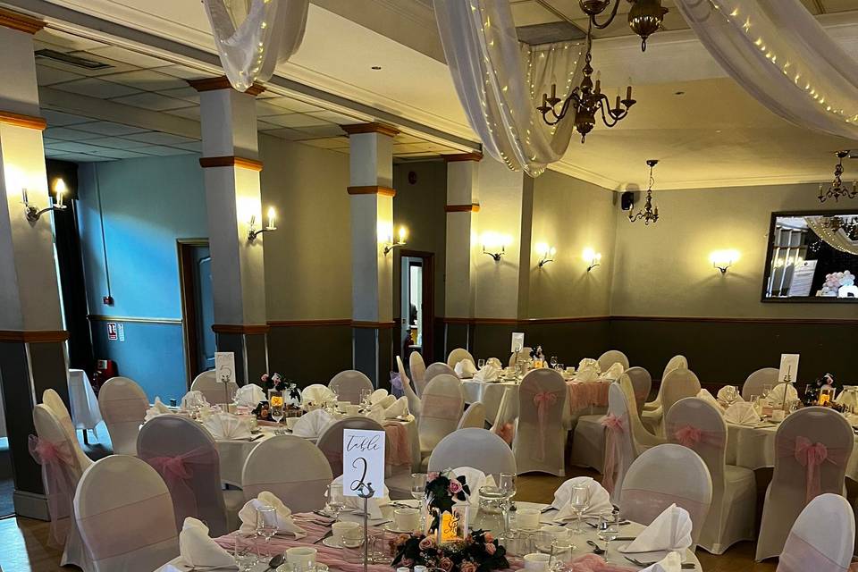 Main Room Dinner Set Up