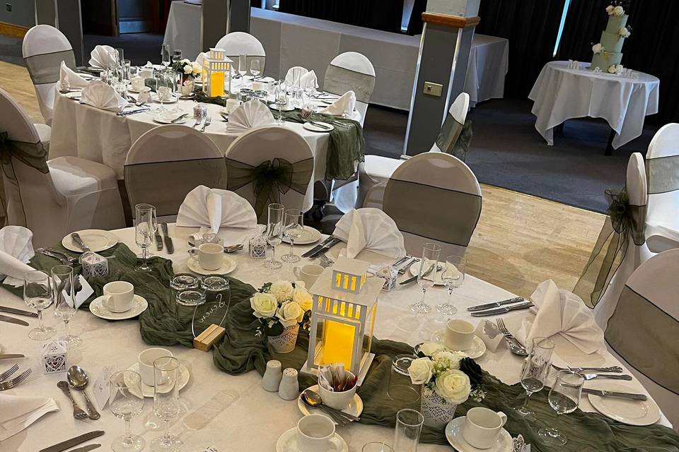 Sage Green Table Decor