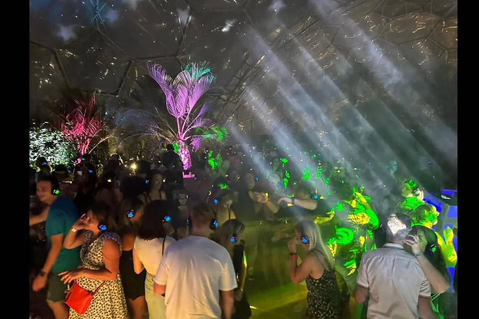 Silent Disco at Eden project