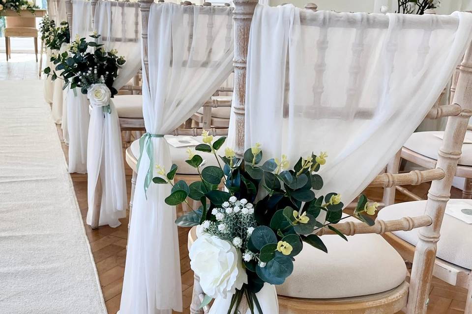 Draping & greenery