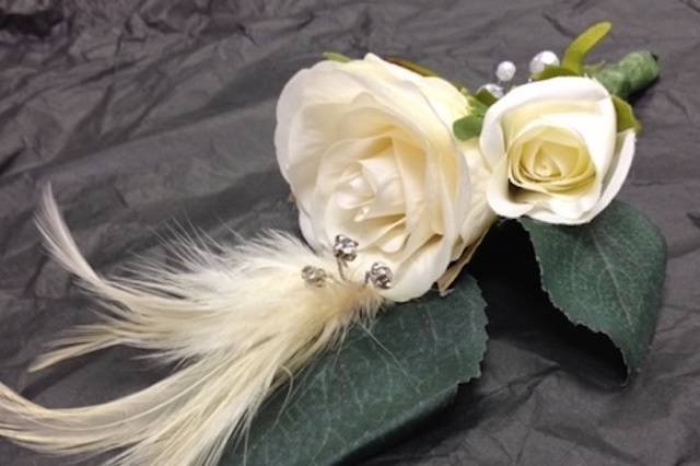 Double bling corsage