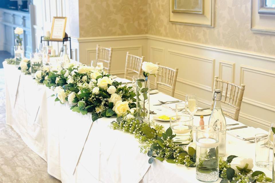 Venue decor ivory