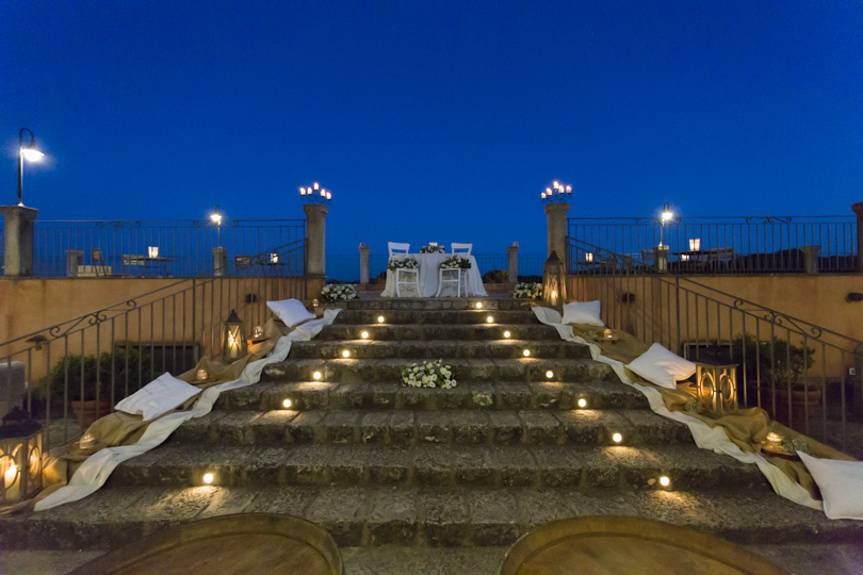 Stairs and lights