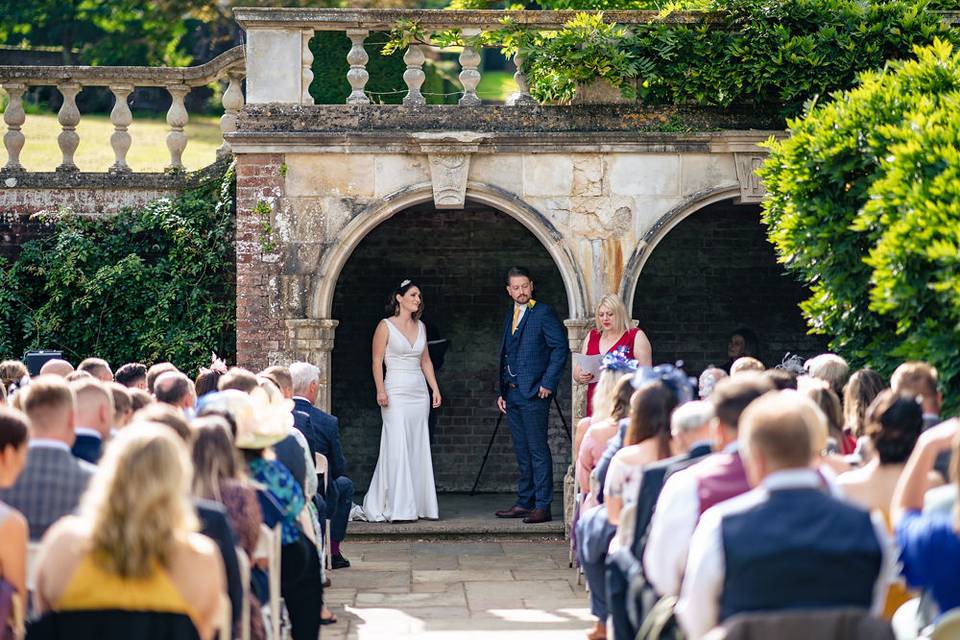 Outdoor ceremony