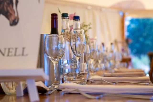 Drinks table