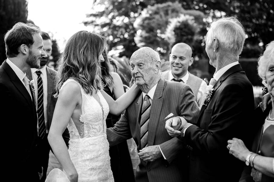 Bride & Grandad