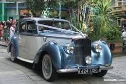 Wedding-decorated vehicle