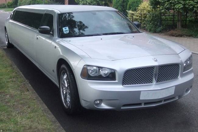 Modern wedding car