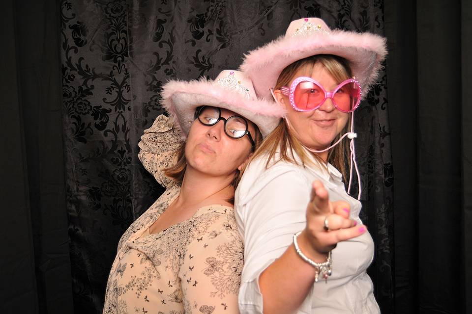 Sunburst photo booths