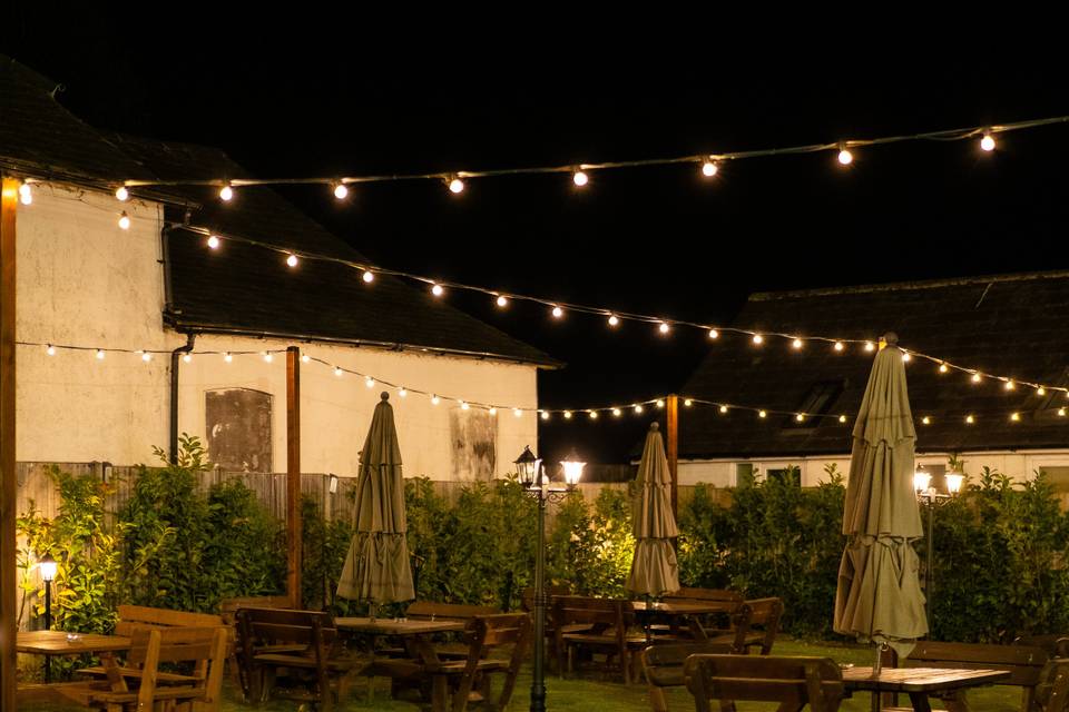 Cozy up in the Courtyard
