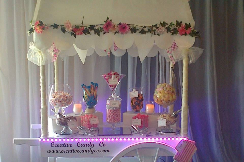 LED Candy Cart