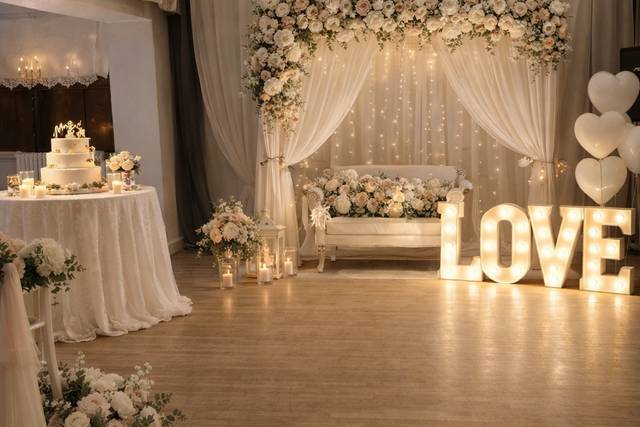 Stunning venue we decorated