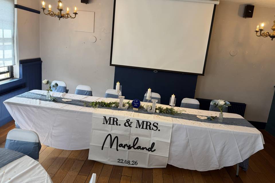 Dusty Blue Basic Top Table