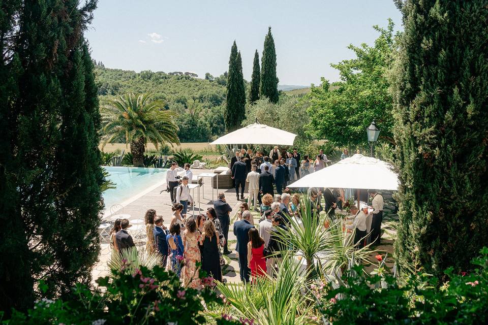 Cocktail time around the pool