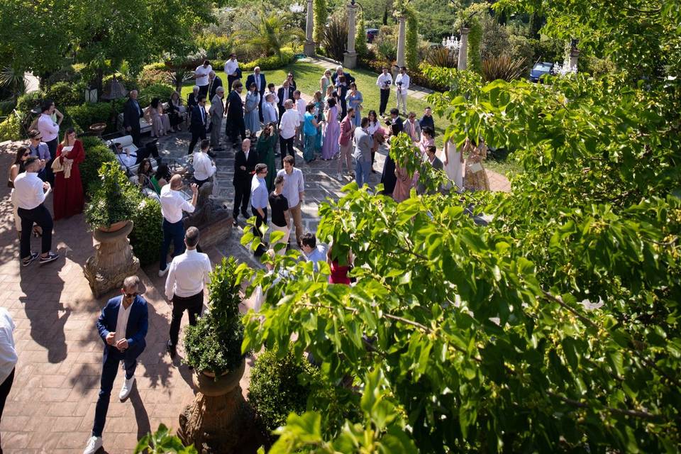 Venue drone ceremony