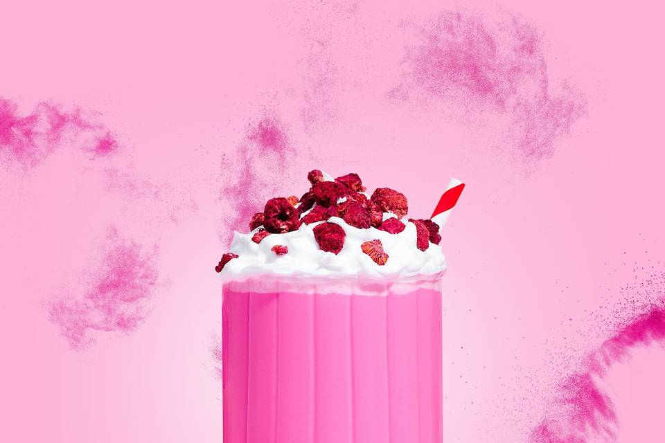 Raspberry Ripple Latte