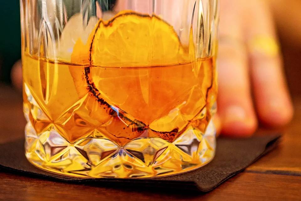 Our Burnt Orange Old Fashioned
