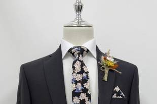 Black Twill Wedding Suit