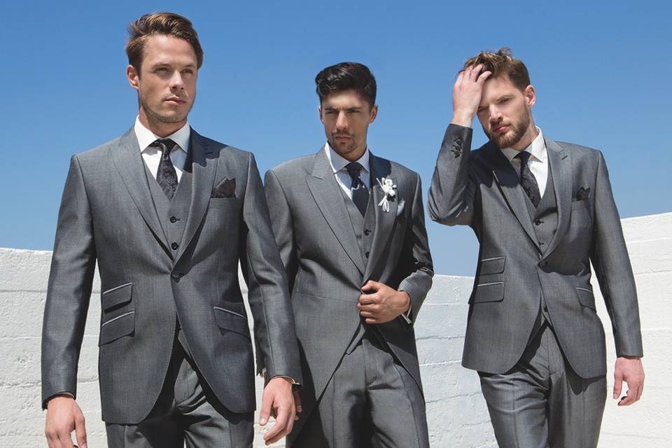 Silver Grey Suit & Tails