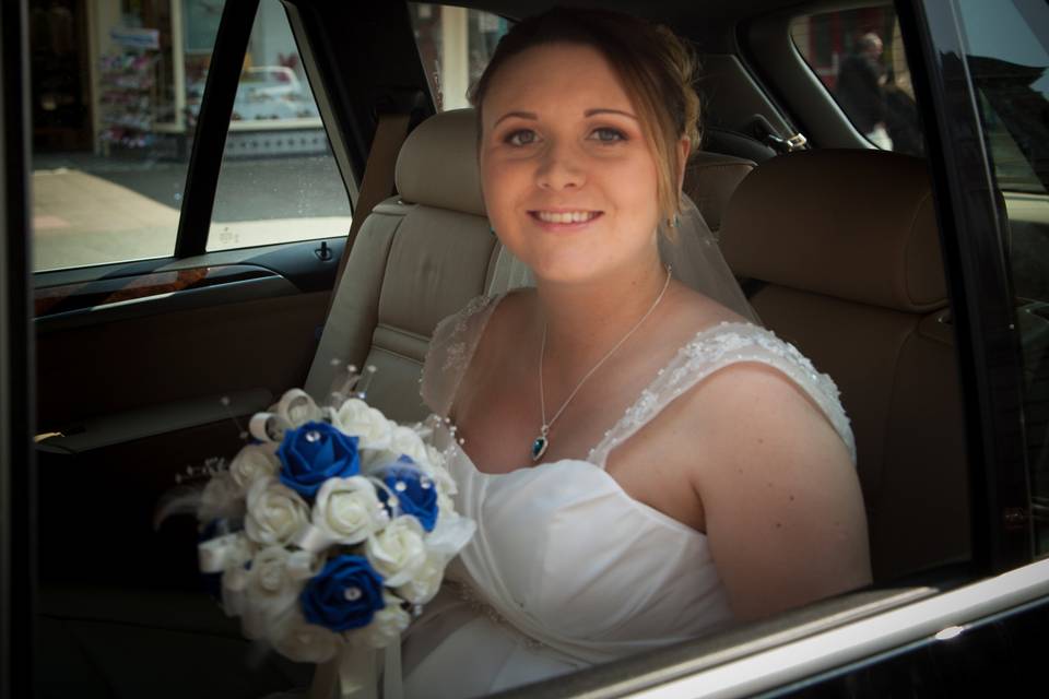 Bride arival