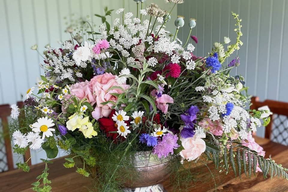 Champagne bowl, centre piece